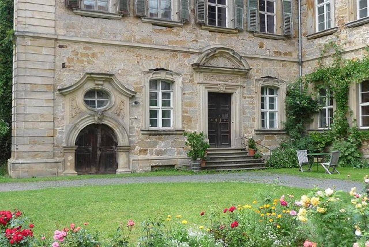 Ferienzimmer Im Schloss Burgpreppach Buitenkant foto
